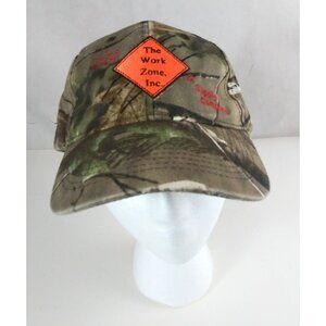 The Work Zone Inc Traffic Safety & Supply Company Camo Adjustable Baseball Cap